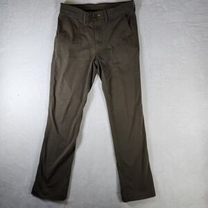 L.L. Bean Mens Pants 31x32 Standard Fit‎ Khaki Chino Coolmax Stretch